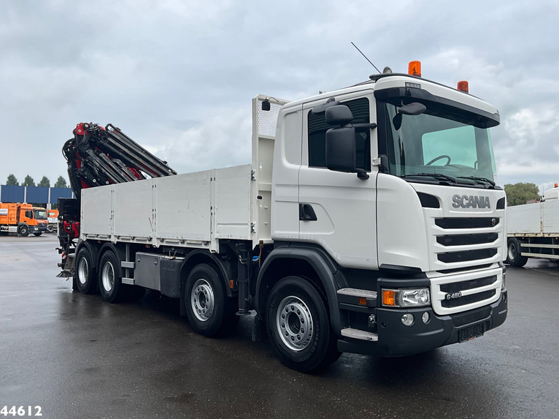 Scania G 450 8x4 Euro 6 Fassi 66 Tonmeter laadkraan + Fly-jib Just 176.555 Km! - משאית מנוף: תמונה 4 Scania G 450 8x4 Euro 6 Fassi 66 Tonmeter laadkraan + Fly-jib Just 176.555 Km! - משאית מנוף: תמונה 4