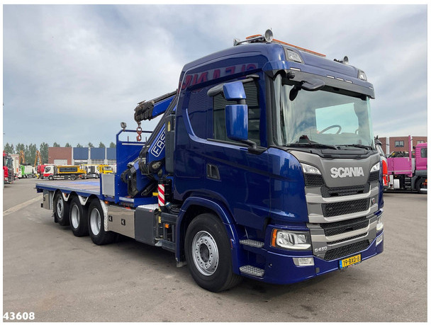 Scania G 450 8x4 Fassi 45 Tonmeter laadkraan + Fly-Jib Just 151.350 km! - משאית מנוף: תמונה 3 Scania G 450 8x4 Fassi 45 Tonmeter laadkraan + Fly-Jib Just 151.350 km! - משאית מנוף: תמונה 3