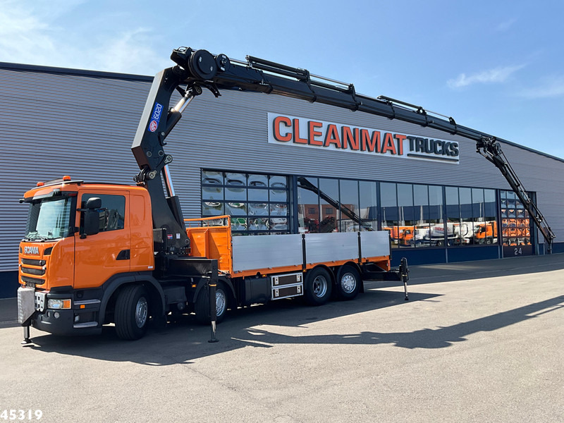 Scania G 450 Euro 6 HMF 60 Tonmeter laadkraan + Fly-Jib - משאית מנוף: תמונה 1 Scania G 450 Euro 6 HMF 60 Tonmeter laadkraan + Fly-Jib - משאית מנוף: תמונה 1
