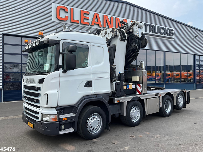 Scania G 480 HMF 85 Tonmeter laadkraan + Fly-Jib - משאית מנוף: תמונה 5 Scania G 480 HMF 85 Tonmeter laadkraan + Fly-Jib - משאית מנוף: תמונה 5