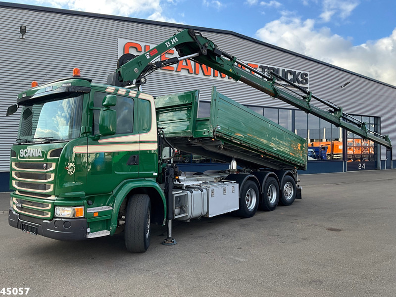 Scania G 490 8x4 Euro 6 Hiab 24 Tonmeter laadkraan - מזהיר, משאית מנוף: תמונה 1 Scania G 490 8x4 Euro 6 Hiab 24 Tonmeter laadkraan - מזהיר, משאית מנוף: תמונה 1