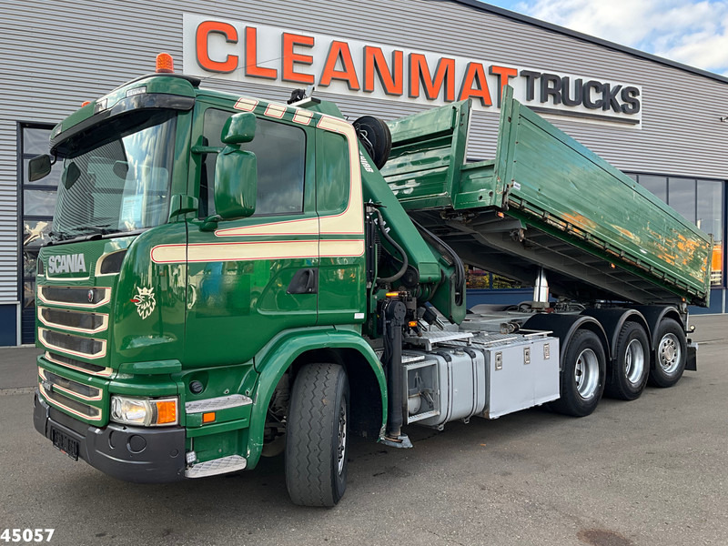 Scania G 490 8x4 Euro 6 Hiab 24 Tonmeter laadkraan - מזהיר, משאית מנוף: תמונה 3 Scania G 490 8x4 Euro 6 Hiab 24 Tonmeter laadkraan - מזהיר, משאית מנוף: תמונה 3