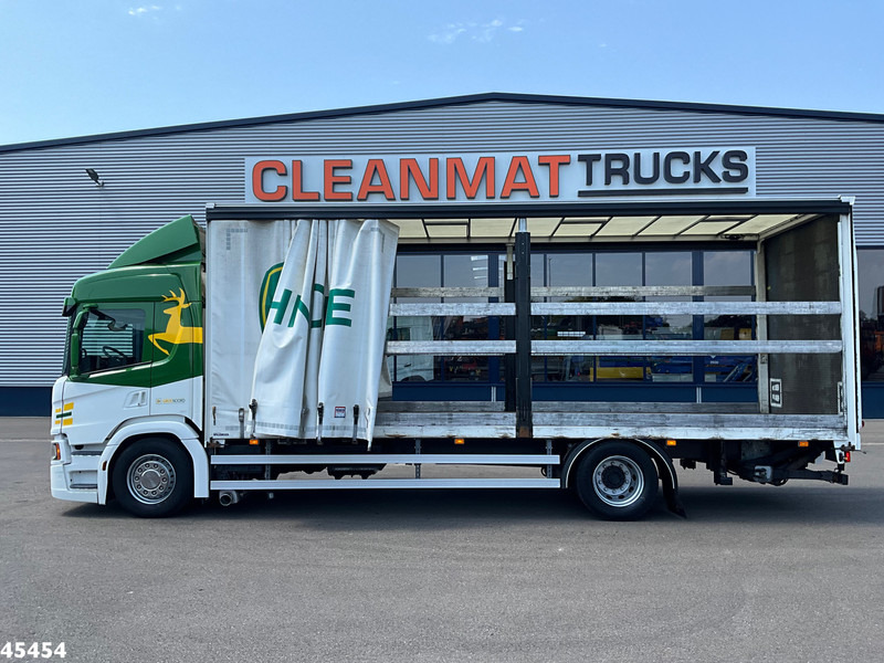 Scania P 280 Euro 6 Schuifzeil DHollandia 4 Ton laadklep Machine transport! - משאית וילונות צד: תמונה 2 Scania P 280 Euro 6 Schuifzeil DHollandia 4 Ton laadklep Machine transport! - משאית וילונות צד: תמונה 2