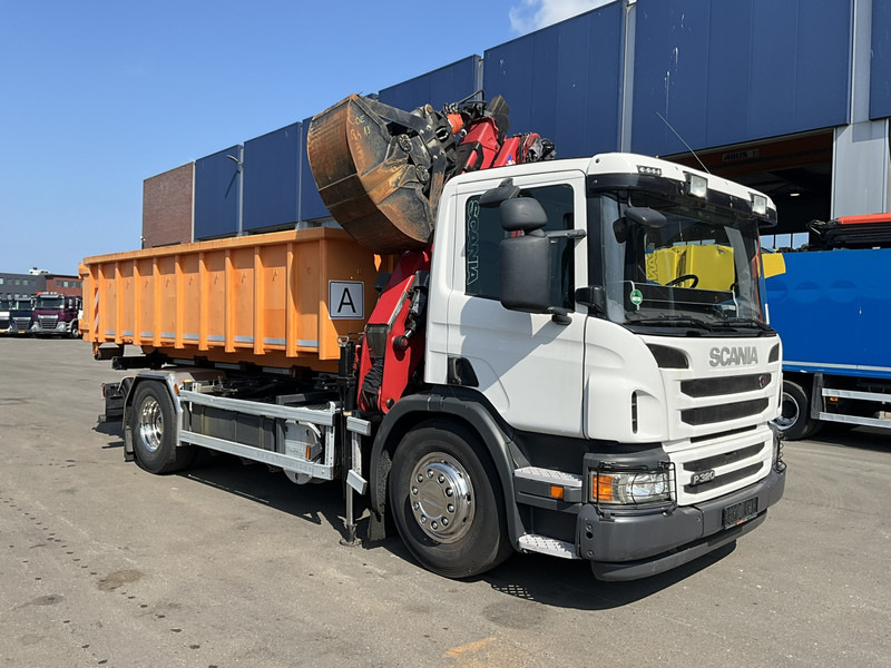 Scania P 320 HMF 12 Tonmeter Z-kraan + Kipper 11m³ - מזהיר, משאית מנוף: תמונה 5 Scania P 320 HMF 12 Tonmeter Z-kraan + Kipper 11m³ - מזהיר, משאית מנוף: תמונה 5