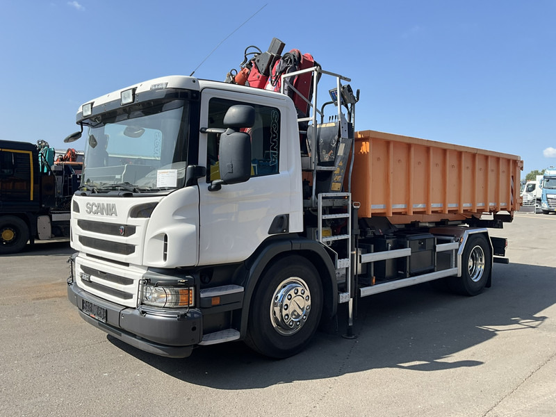Scania P 320 HMF 12 Tonmeter Z-kraan + Kipper 11m³ - מזהיר, משאית מנוף: תמונה 3 Scania P 320 HMF 12 Tonmeter Z-kraan + Kipper 11m³ - מזהיר, משאית מנוף: תמונה 3