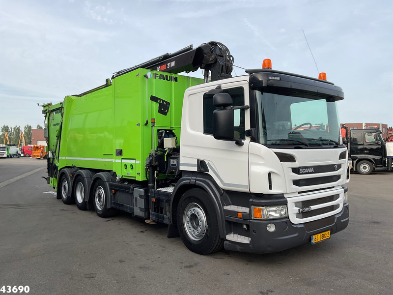 Scania P 360 Faun 18m³ + Hiab crane + Underground Container Washing Installation - משאית אשפה: תמונה 3 Scania P 360 Faun 18m³ + Hiab crane + Underground Container Washing Installation - משאית אשפה: תמונה 3