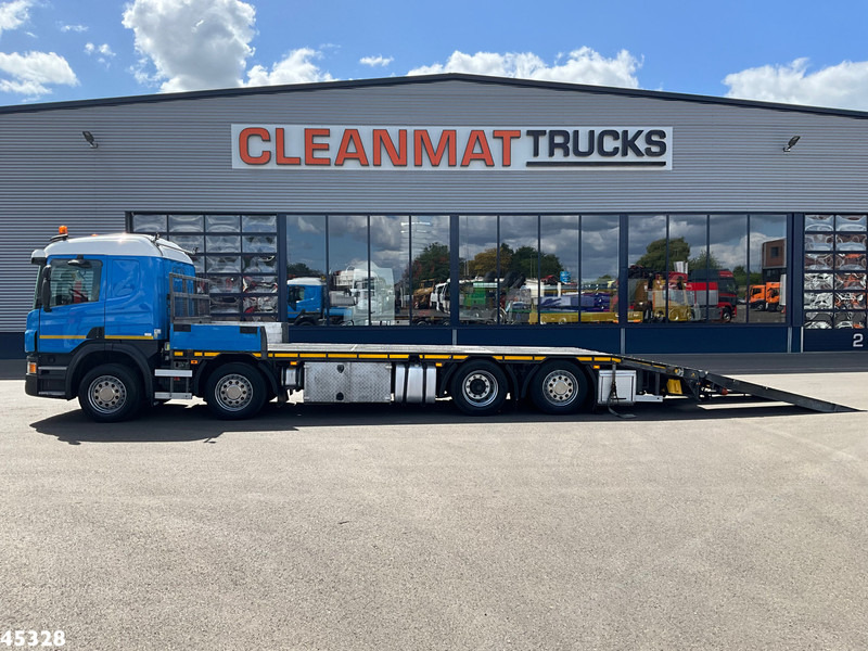Scania P 410 8x2 Euro 6 Retarder Autotransporter met hydraulische oprijrampen - משאית הובלה אוטומטית: תמונה 3 Scania P 410 8x2 Euro 6 Retarder Autotransporter met hydraulische oprijrampen - משאית הובלה אוטומטית: תמונה 3