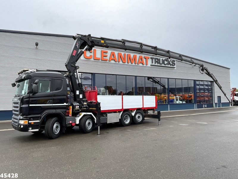 Scania R 480 8x2 Retarder Hiab 47 Tonmeter laadkraan + Fly-Jib! Just 242.931 km! - משאית מנוף: תמונה 1 Scania R 480 8x2 Retarder Hiab 47 Tonmeter laadkraan + Fly-Jib! Just 242.931 km! - משאית מנוף: תמונה 1