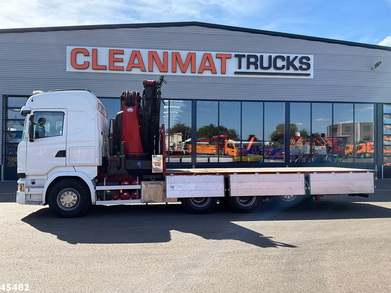 Scania R 490 8x4 Euro 6 Retarder HMF 60 Tonmeter laadkraan + Fly-Jib - משאית מנוף: תמונה 4 Scania R 490 8x4 Euro 6 Retarder HMF 60 Tonmeter laadkraan + Fly-Jib - משאית מנוף: תמונה 4