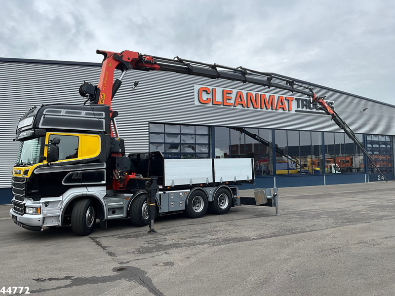 Scania R500 8x4 V8 Retarder Palfinger 53 Tonmeter laadkraan + Fly-Jib - משאית מנוף: תמונה 1 Scania R500 8x4 V8 Retarder Palfinger 53 Tonmeter laadkraan + Fly-Jib - משאית מנוף: תמונה 1