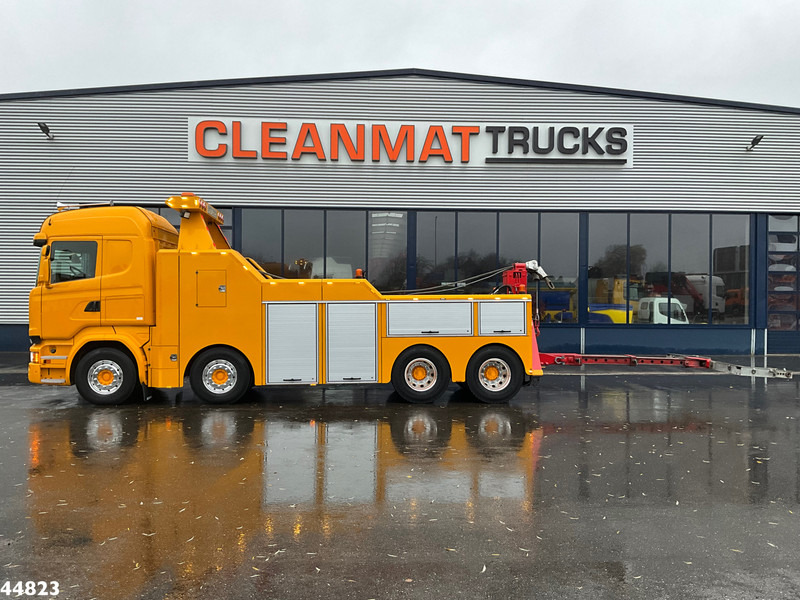 Scania R730 V8 8x4 Euro 6 Retarder Recovery truck Just 17.951 km! - משאית גרירה: תמונה 4 Scania R730 V8 8x4 Euro 6 Retarder Recovery truck Just 17.951 km! - משאית גרירה: תמונה 4