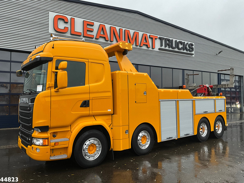 Scania R730 V8 8x4 Euro 6 Retarder Recovery truck Just 17.951 km! - משאית גרירה: תמונה 1 Scania R730 V8 8x4 Euro 6 Retarder Recovery truck Just 17.951 km! - משאית גרירה: תמונה 1