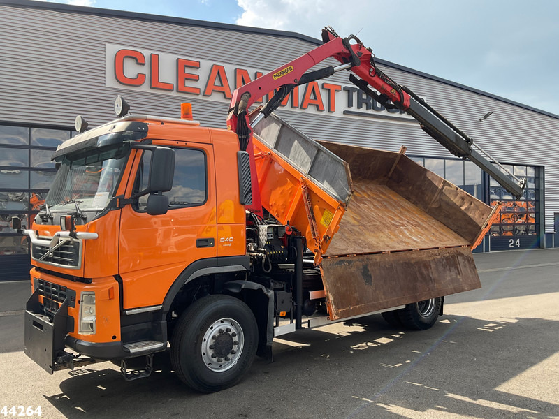Volvo FM 340 4x4 Palfinger 10 Tonmeter laadkraan Manual Full steel - מזהיר, משאית מנוף: תמונה 1 Volvo FM 340 4x4 Palfinger 10 Tonmeter laadkraan Manual Full steel - מזהיר, משאית מנוף: תמונה 1