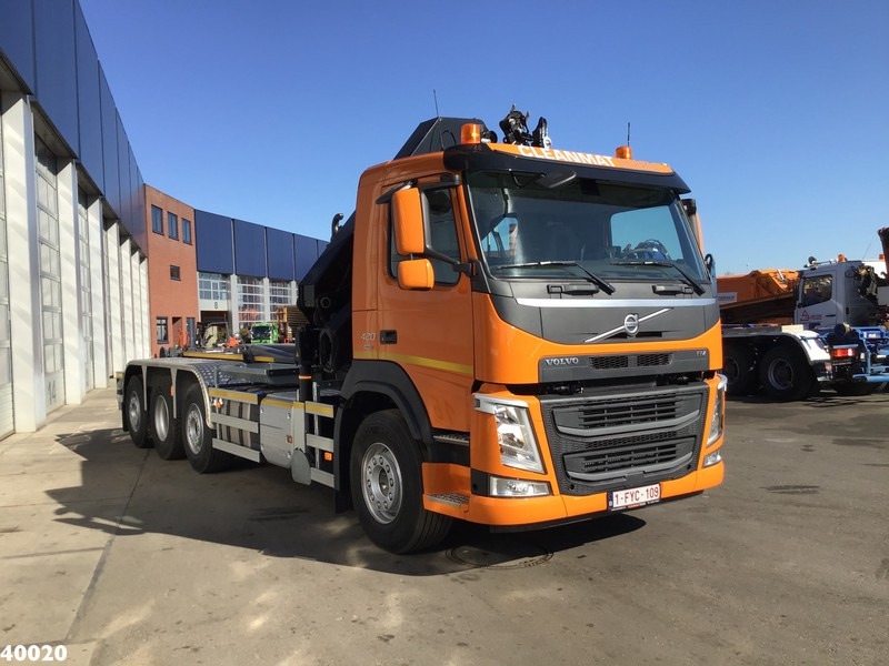 Volvo FM 420 8x2 HMF 28 ton/meter laadkraan Welvaarts weighing system - משאית הרמת וו, משאית מנוף: תמונה 5 Volvo FM 420 8x2 HMF 28 ton/meter laadkraan Welvaarts weighing system - משאית הרמת וו, משאית מנוף: תמונה 5