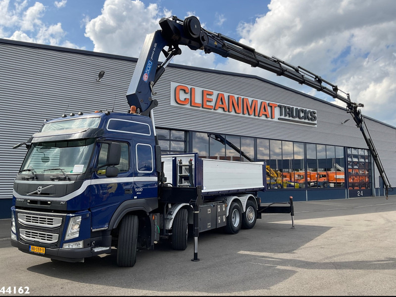 Volvo FM 500 Euro 6 HMF 50 Tonmeter laadkraan + Fly-Jib - משאית מנוף: תמונה 1 Volvo FM 500 Euro 6 HMF 50 Tonmeter laadkraan + Fly-Jib - משאית מנוף: תמונה 1