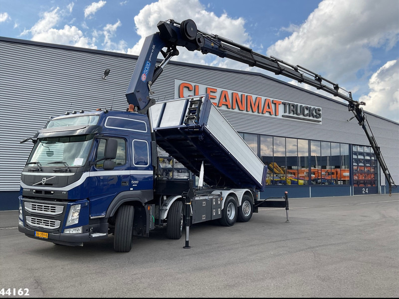 Volvo FM 500 Euro 6 HMF 50 Tonmeter laadkraan + Fly-Jib - משאית מנוף: תמונה 2 Volvo FM 500 Euro 6 HMF 50 Tonmeter laadkraan + Fly-Jib - משאית מנוף: תמונה 2