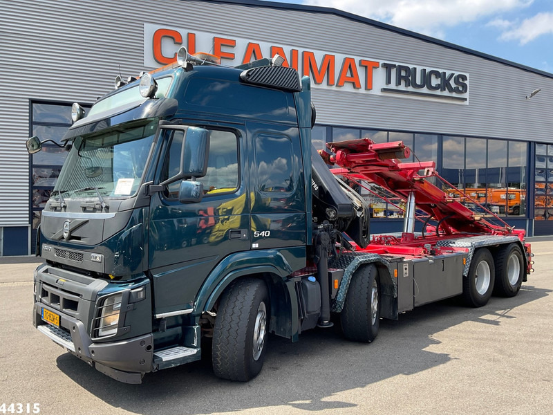 Volvo FMX 540 8x4 Euro 6 Hiab 28 Tonmeter laadkraan - משאית מערכת כבלים, משאית מנוף: תמונה 2 Volvo FMX 540 8x4 Euro 6 Hiab 28 Tonmeter laadkraan - משאית מערכת כבלים, משאית מנוף: תמונה 2