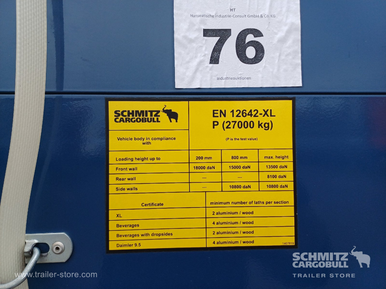 SCHMITZ Auflieger Curtainsider Standard - סמיטריילר עם וילונות צד: תמונה 2 SCHMITZ Auflieger Curtainsider Standard - סמיטריילר עם וילונות צד: תמונה 2