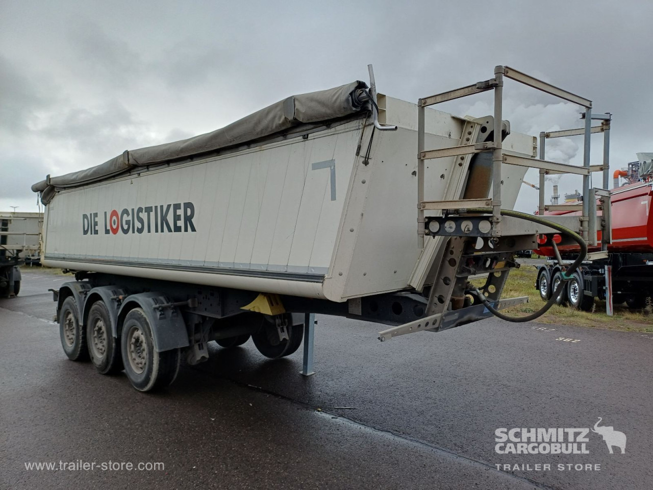 SCHMITZ Auflieger Kipper Alukastenmulde 24m³ - סמיטריילר עם מזהיר: תמונה 1 SCHMITZ Auflieger Kipper Alukastenmulde 24m³ - סמיטריילר עם מזהיר: תמונה 1