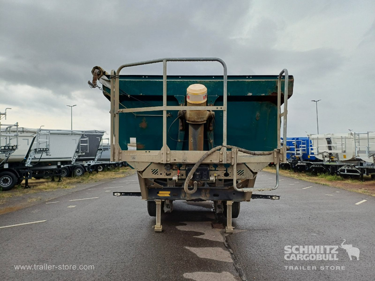 סמיטריילר עם מזהיר SCHWARZMUELLER Auflieger Kipper Stahlrundmulde 26m³: תמונה 9