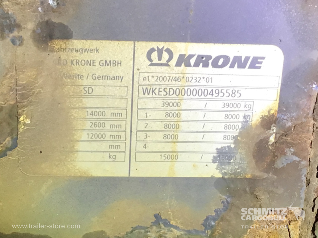 KRONE Reefer Standard Taillift - סמיטריילר איזותרמי: תמונה 5 KRONE Reefer Standard Taillift - סמיטריילר איזותרמי: תמונה 5