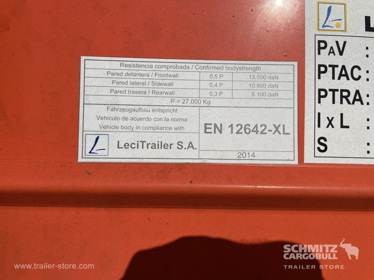 LECI TRAILER Semiremolque Lona Standard - סמיטריילר עם וילונות צד: תמונה 2 LECI TRAILER Semiremolque Lona Standard - סמיטריילר עם וילונות צד: תמונה 2