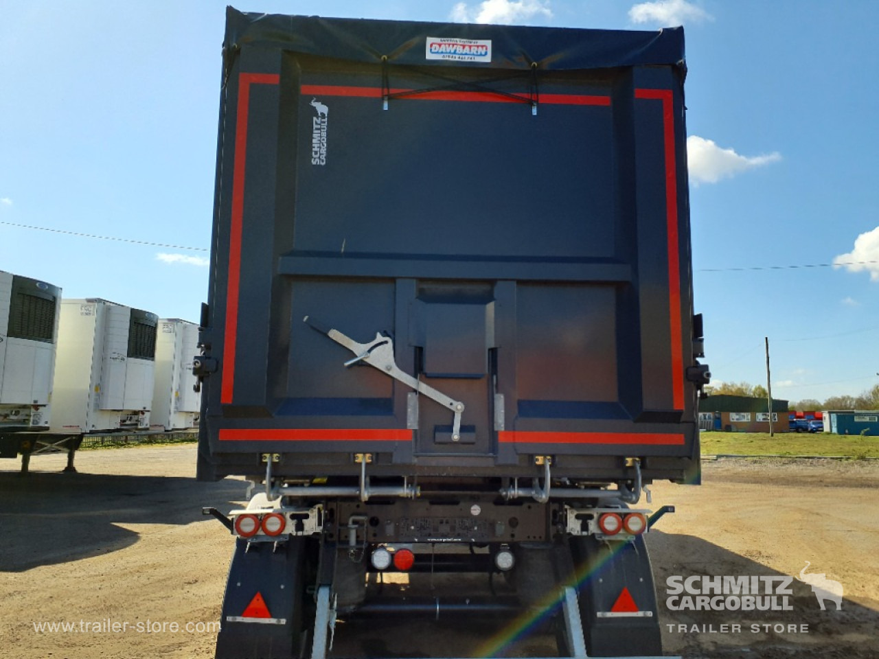 סמיטריילר עם מזהיר SCHMITZ Tipper Alu-square sided body 55m³: תמונה 10