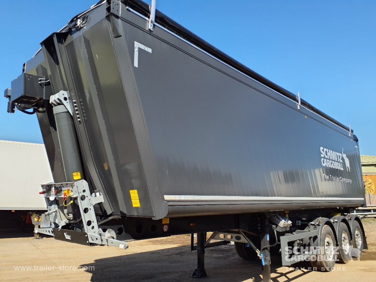סמיטריילר עם מזהיר SCHMITZ Tipper Alu-square sided body 55m³: תמונה 7