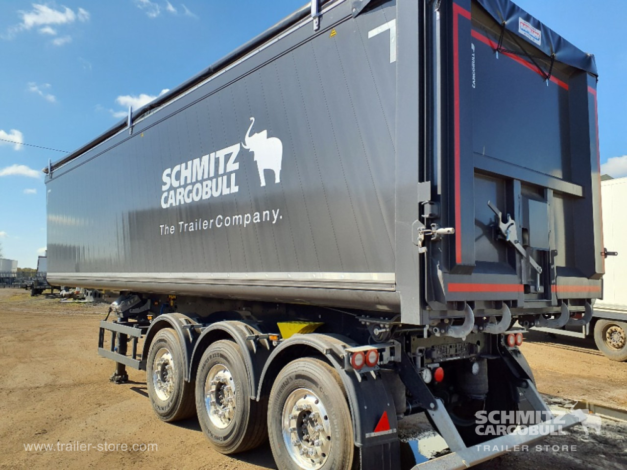 סמיטריילר עם מזהיר SCHMITZ Tipper Alu-square sided body 55m³: תמונה 12