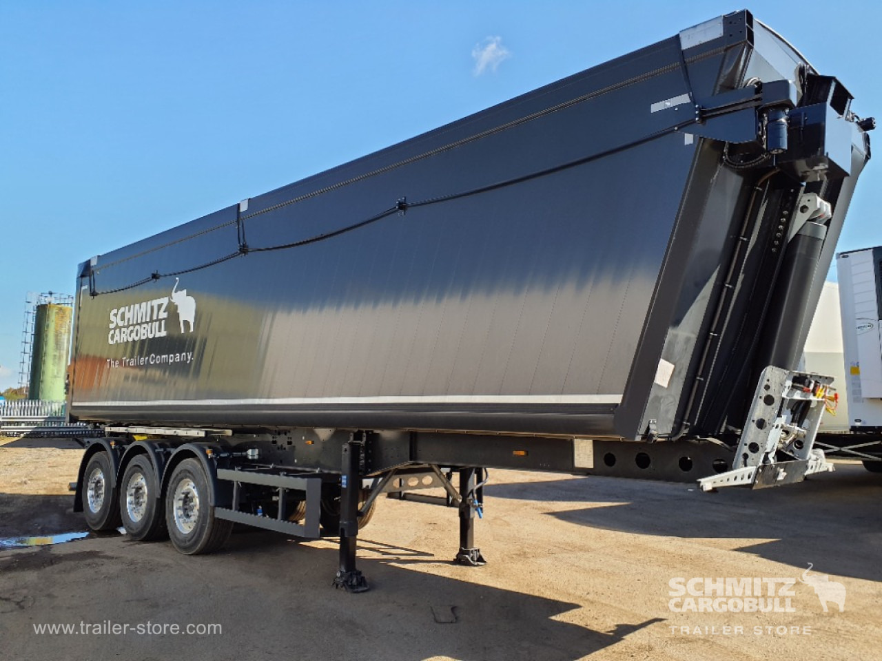 סמיטריילר עם מזהיר SCHMITZ Tipper Alu-square sided body 55m³: תמונה 13