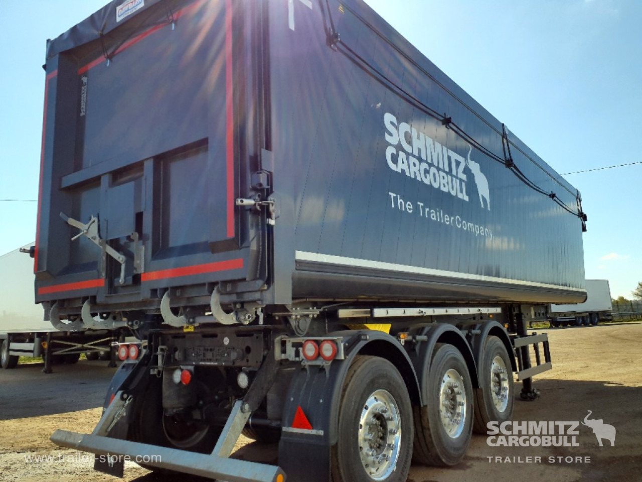 סמיטריילר עם מזהיר SCHMITZ Tipper Alu-square sided body 55m³: תמונה 9