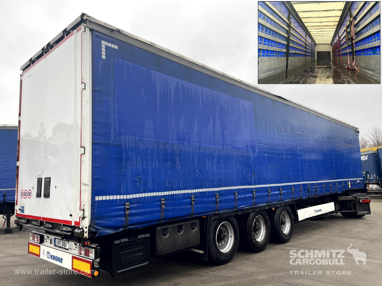 KRONE Curtainsider Dropside - סמיטריילר עם וילונות צד: תמונה 1 KRONE Curtainsider Dropside - סמיטריילר עם וילונות צד: תמונה 1