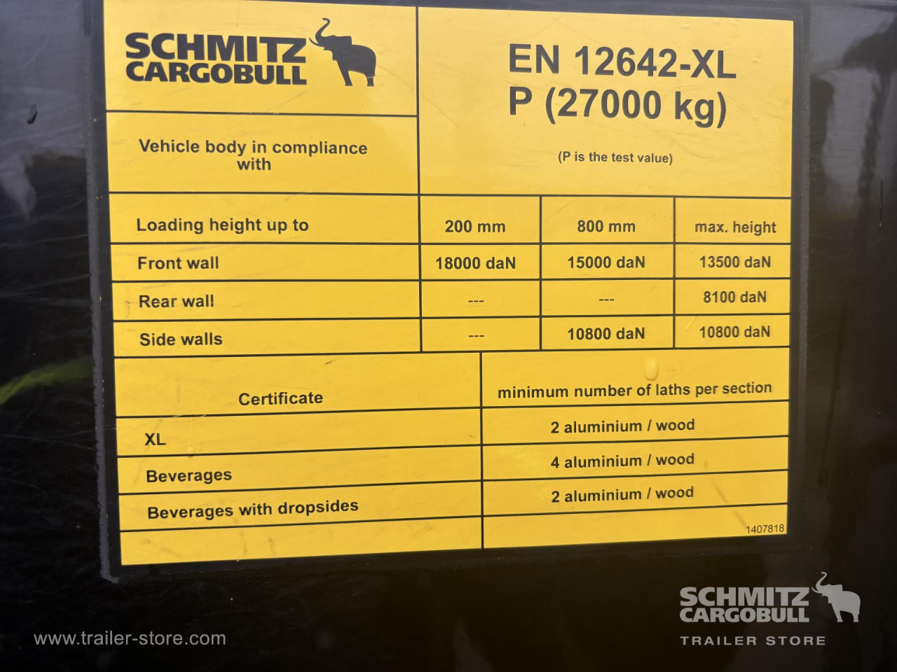 SCHMITZ Curtainsider Mega - סמיטריילר עם וילונות צד: תמונה 4 SCHMITZ Curtainsider Mega - סמיטריילר עם וילונות צד: תמונה 4