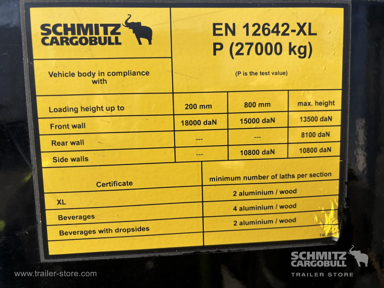SCHMITZ Curtainsider Mega - סמיטריילר עם וילונות צד: תמונה 4 SCHMITZ Curtainsider Mega - סמיטריילר עם וילונות צד: תמונה 4