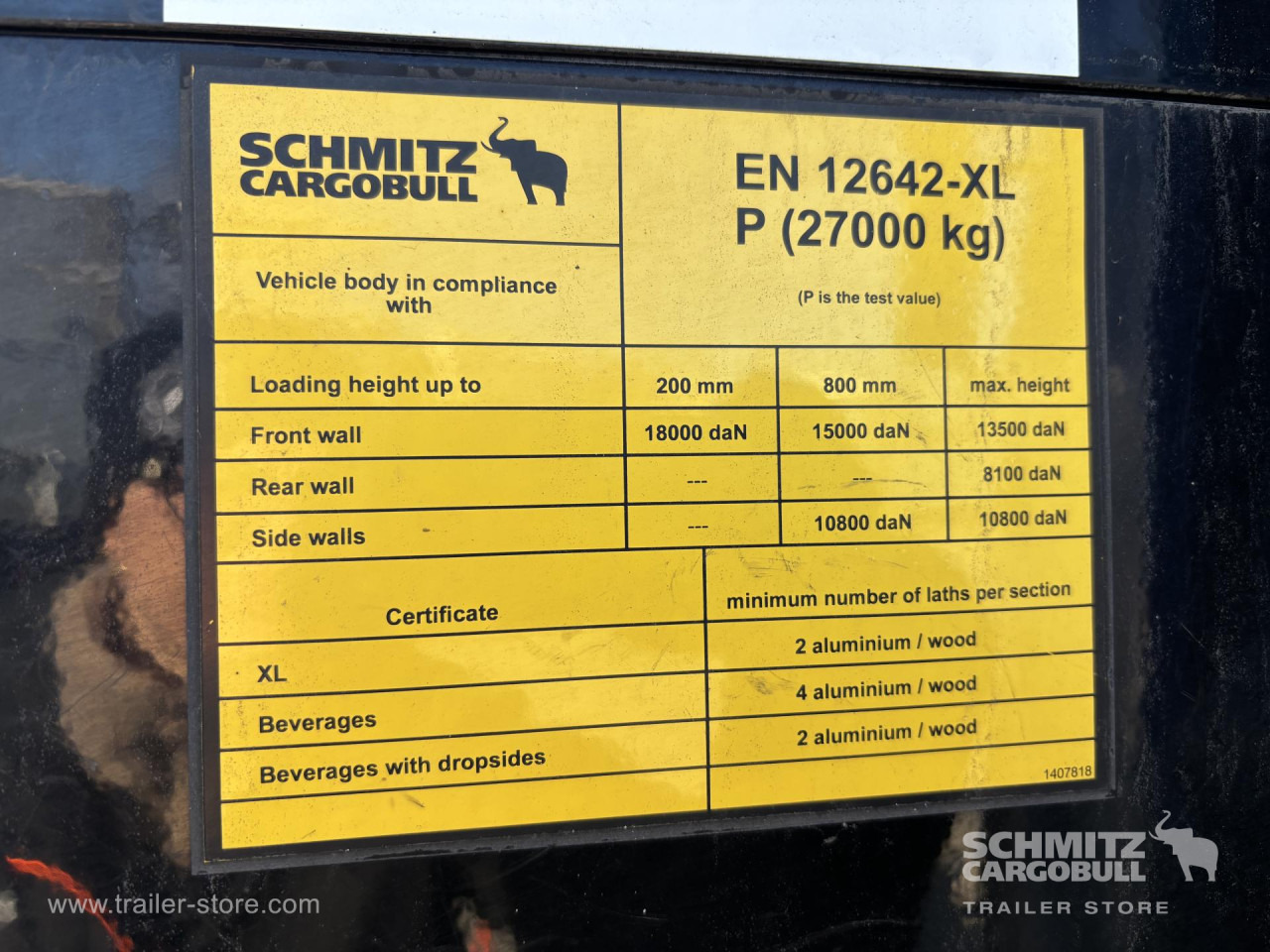 SCHMITZ Curtainsider Mega - סמיטריילר עם וילונות צד: תמונה 3 SCHMITZ Curtainsider Mega - סמיטריילר עם וילונות צד: תמונה 3