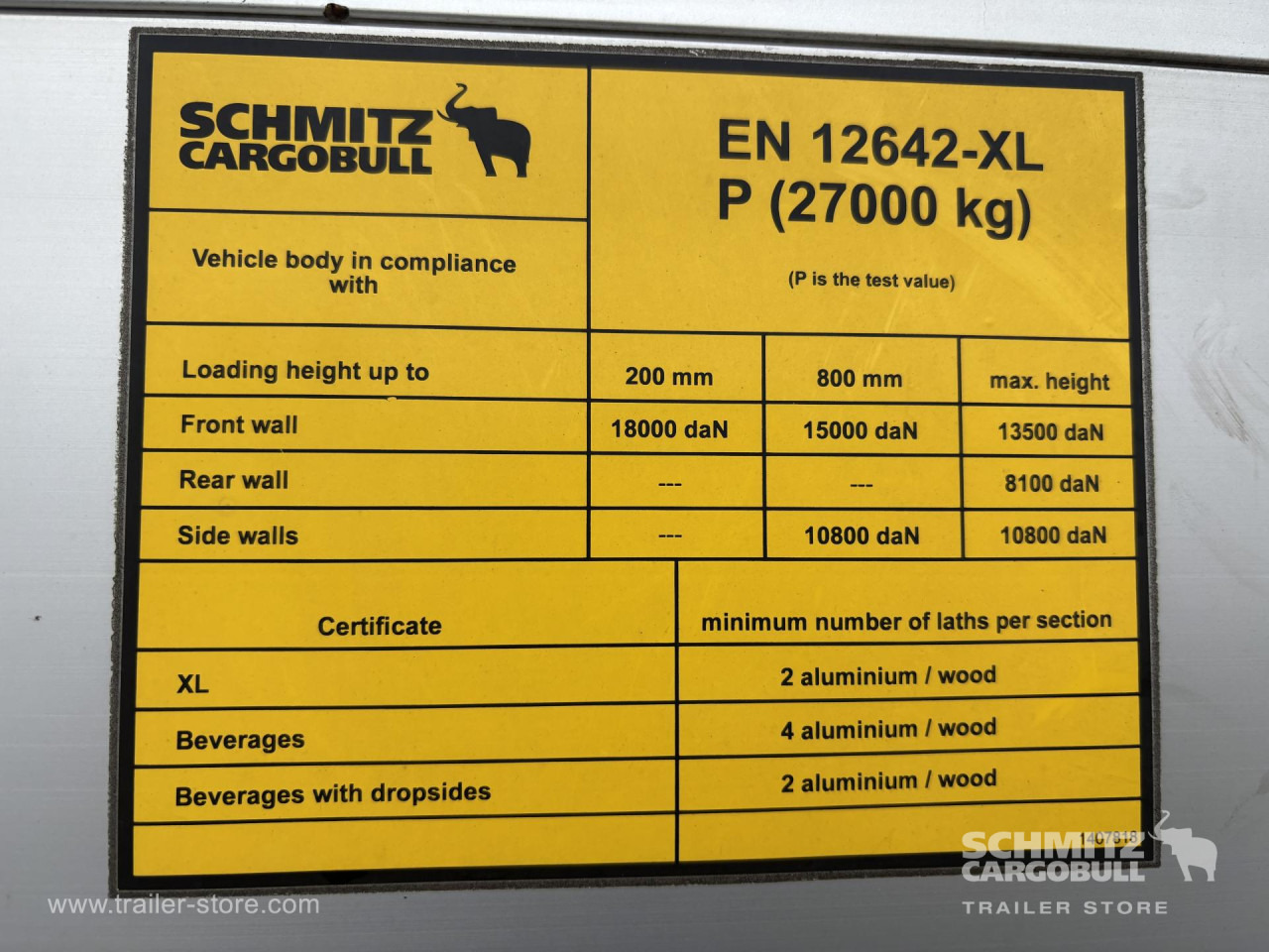 SCHMITZ Curtainsider Standard - סמיטריילר עם וילונות צד: תמונה 2 SCHMITZ Curtainsider Standard - סמיטריילר עם וילונות צד: תמונה 2