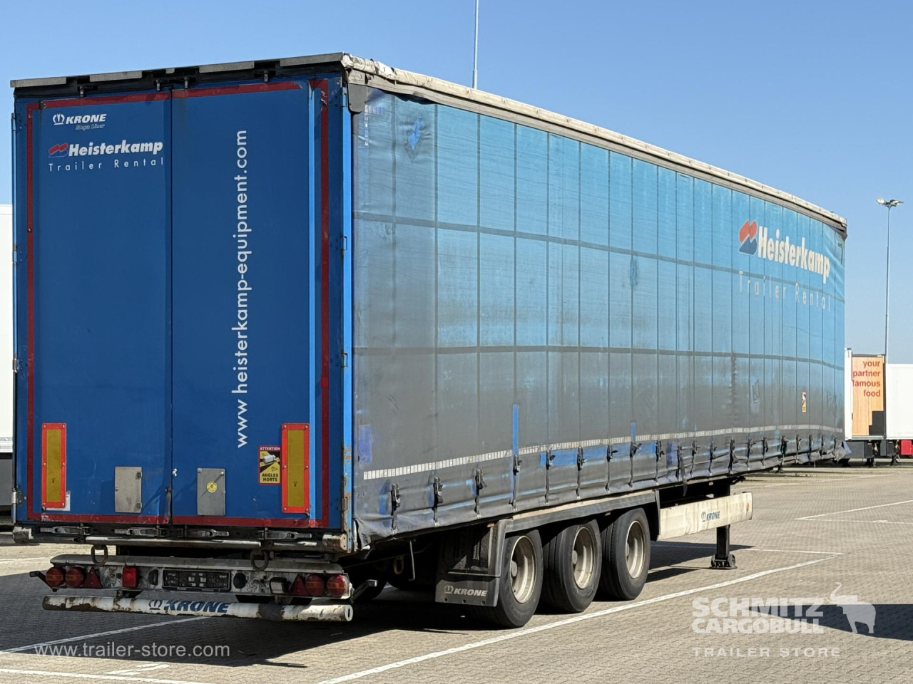 KRONE Oplegger Schuifzeil Mega - סמיטריילר עם וילונות צד: תמונה 1 KRONE Oplegger Schuifzeil Mega - סמיטריילר עם וילונות צד: תמונה 1