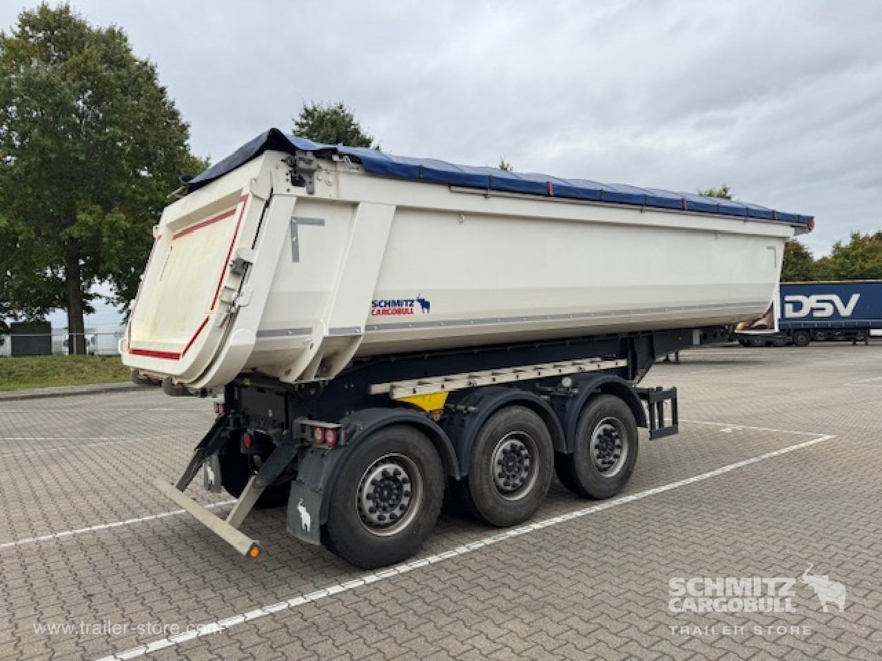 SCHMITZ Oplegger Kipper Standard 25m³ - סמיטריילר עם מזהיר: תמונה 1 SCHMITZ Oplegger Kipper Standard 25m³ - סמיטריילר עם מזהיר: תמונה 1