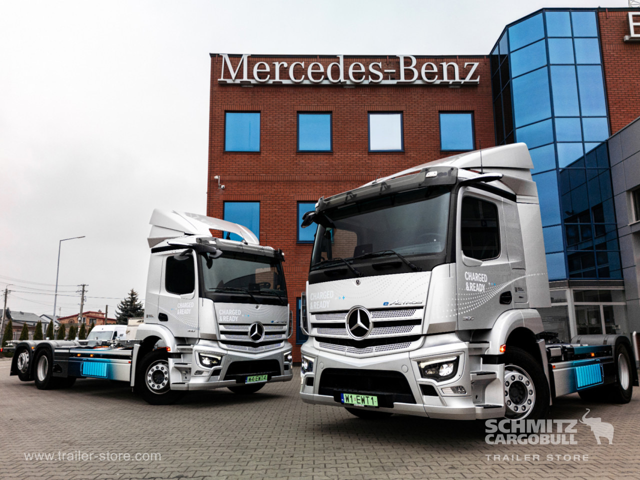 מוביל מכולות/ משאית החלפת גוף, משאית חשמלית MERCEDES-BENZ: תמונה 6