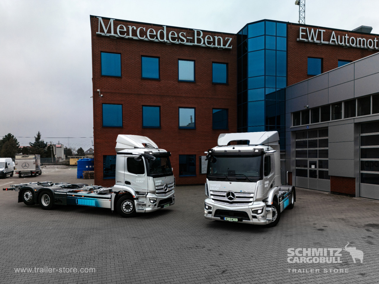 מוביל מכולות/ משאית החלפת גוף, משאית חשמלית MERCEDES-BENZ: תמונה 7