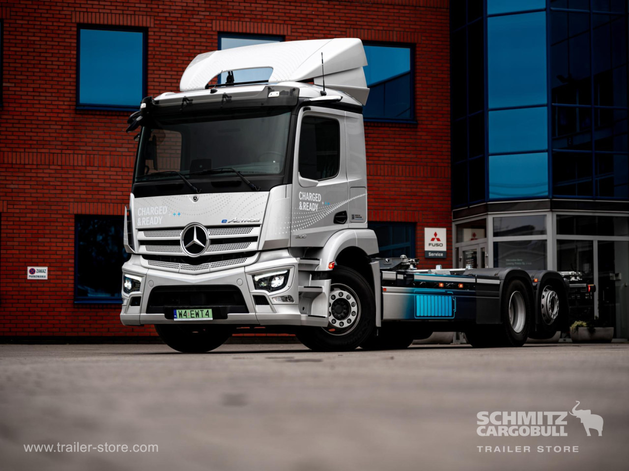 מוביל מכולות/ משאית החלפת גוף, משאית חשמלית MERCEDES-BENZ: תמונה 14