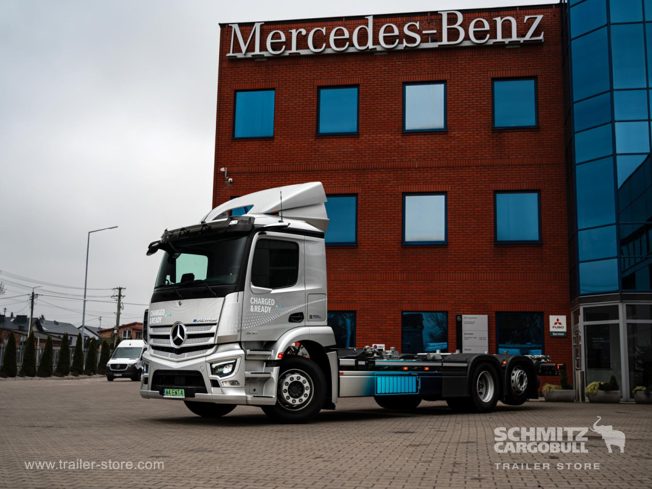 מוביל מכולות/ משאית החלפת גוף, משאית חשמלית MERCEDES-BENZ: תמונה 8