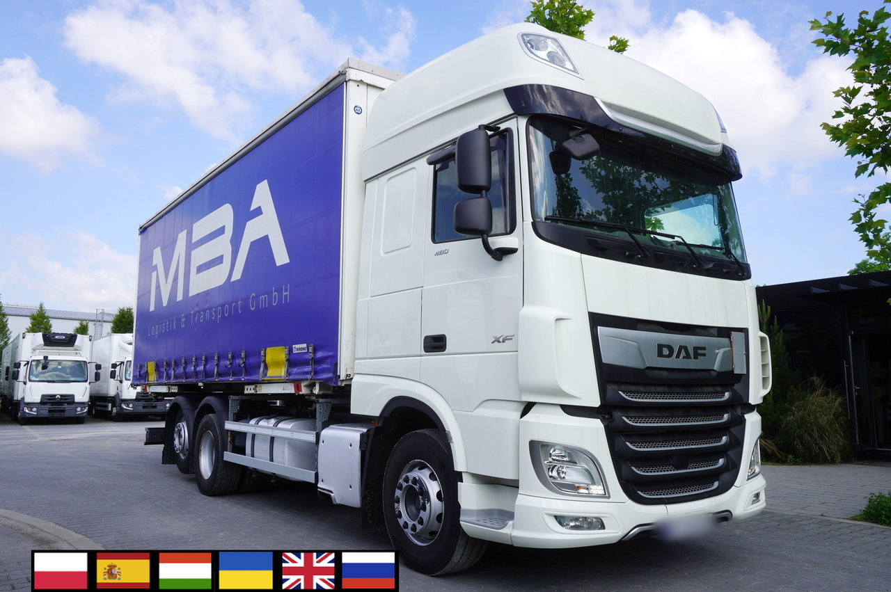 DAF DAF XF 480 SSC / Curtainsider 19 EPAL / 2021 - משאית וילונות צד: תמונה 1 DAF DAF XF 480 SSC / Curtainsider 19 EPAL / 2021 - משאית וילונות צד: תמונה 1
