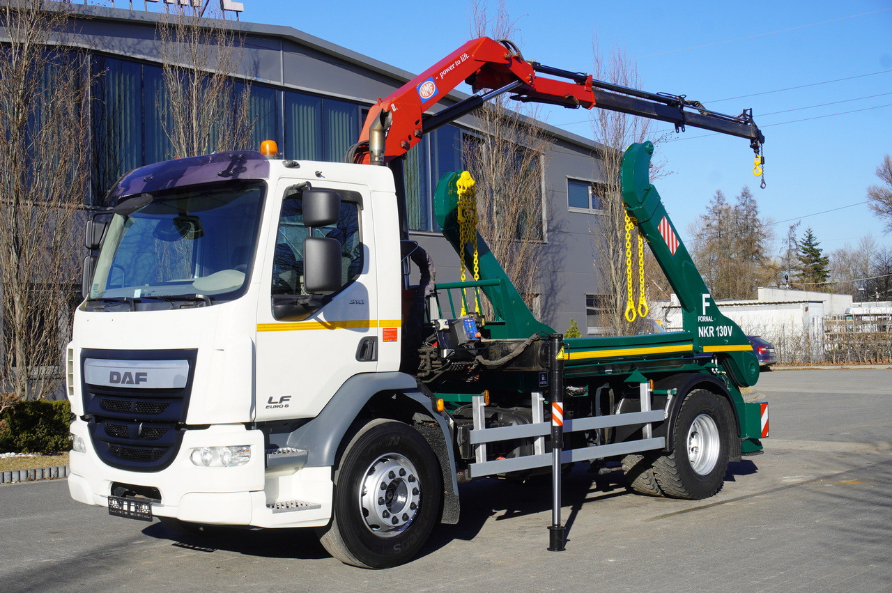 DAF LF 18.310 E6 / Skip loader Fornal NKR 130V / HDS HMF 735 K2 / Manual gearbox - משאית מנוף: תמונה 2 DAF LF 18.310 E6 / Skip loader Fornal NKR 130V / HDS HMF 735 K2 / Manual gearbox - משאית מנוף: תמונה 2