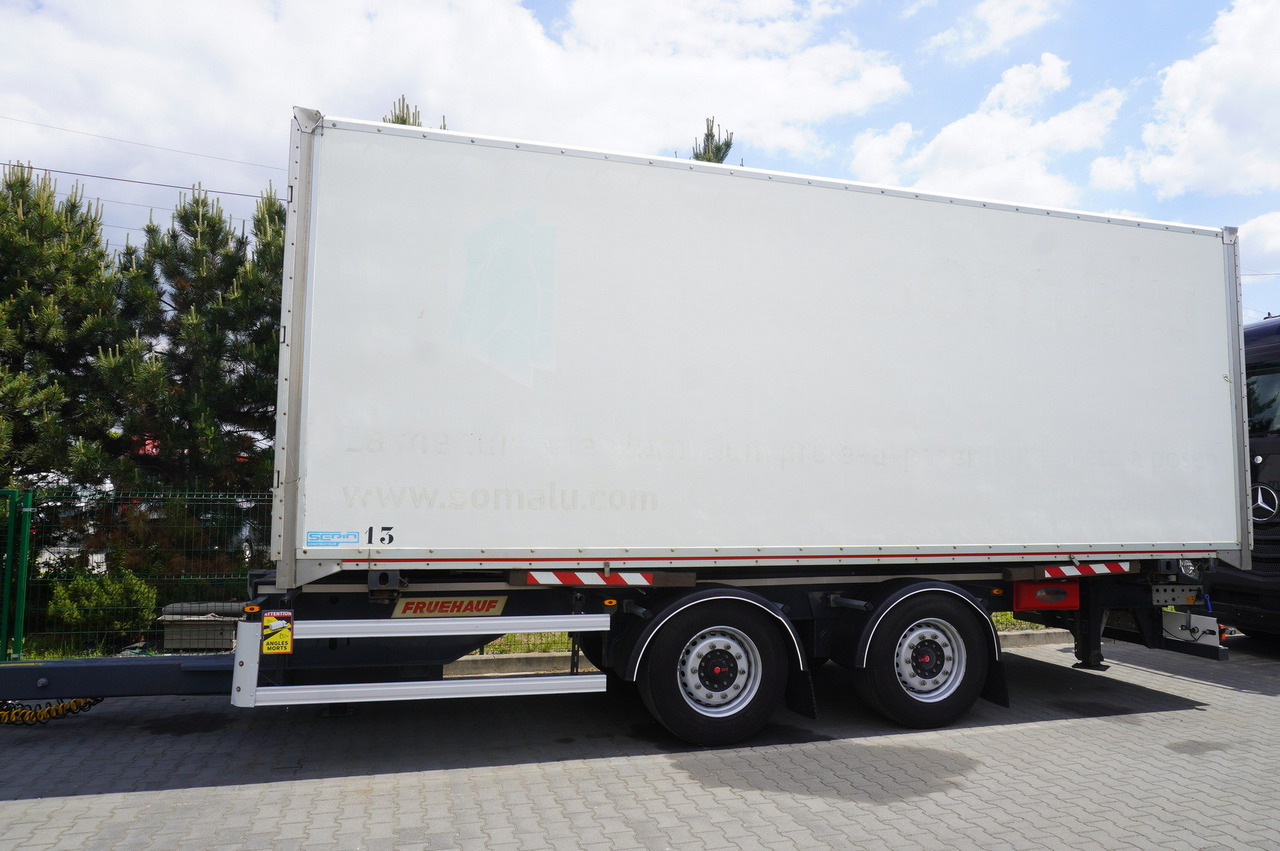 Fruehauf passthrough box trailer 18 EPAL / 2021 / SAF axles - קרון נגרר בתיבה סגורה: תמונה 2 Fruehauf passthrough box trailer 18 EPAL / 2021 / SAF axles - קרון נגרר בתיבה סגורה: תמונה 2