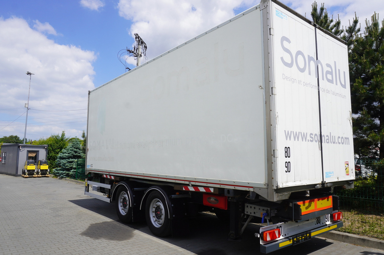 Fruehauf passthrough box trailer 18 EPAL / 2021 / SAF axles - קרון נגרר בתיבה סגורה: תמונה 3 Fruehauf passthrough box trailer 18 EPAL / 2021 / SAF axles - קרון נגרר בתיבה סגורה: תמונה 3