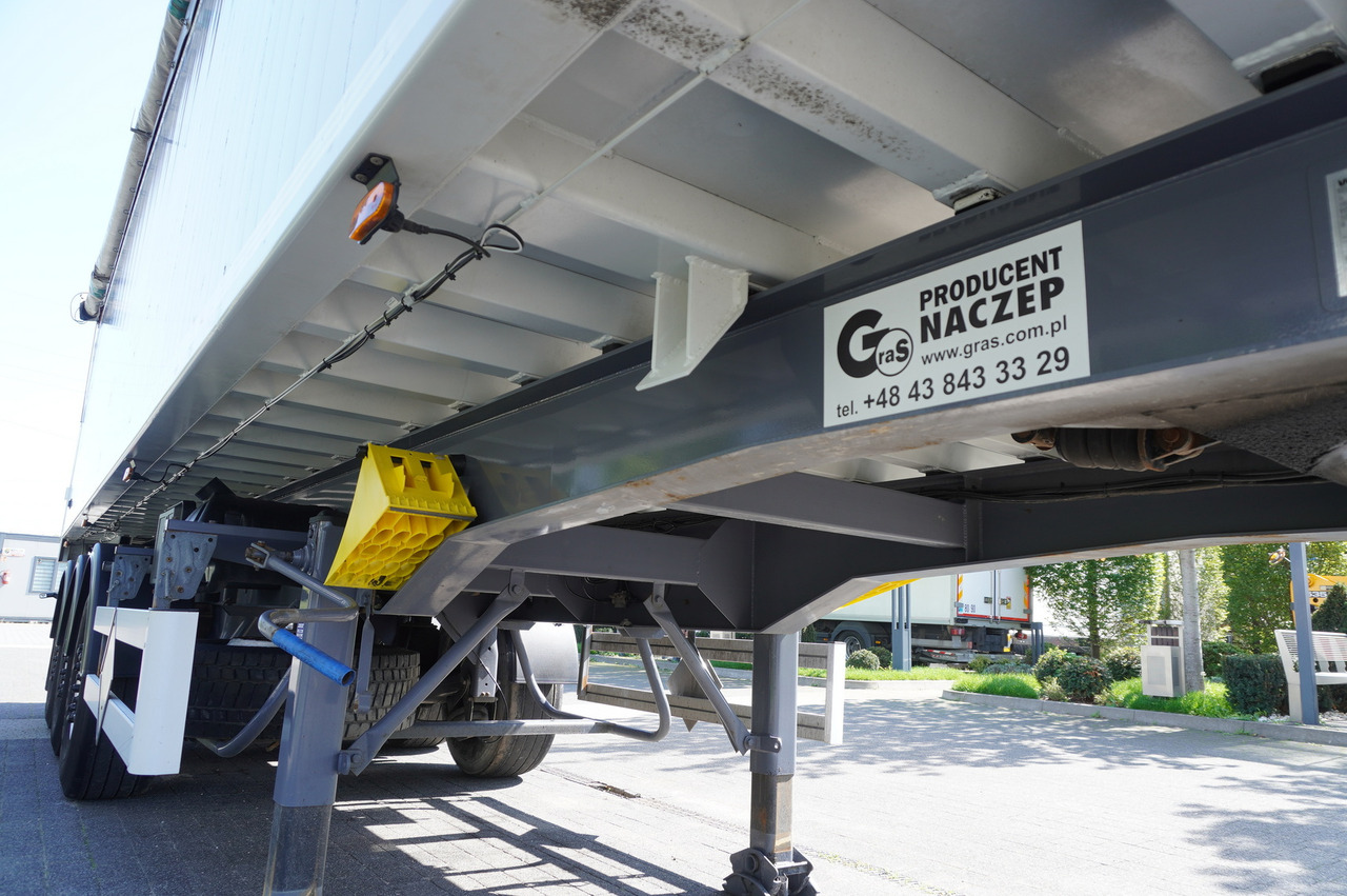 סמיטריילר עם מזהיר GRAS aluminum tipper semi-trailer 48 m³: תמונה 15