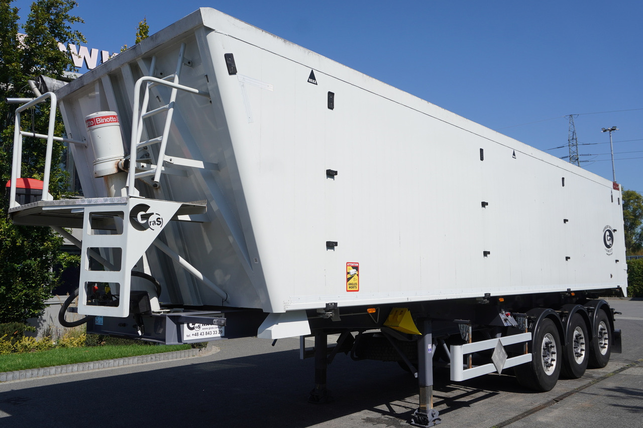 סמיטריילר עם מזהיר GRAS aluminum tipper semi-trailer 48 m³: תמונה 8