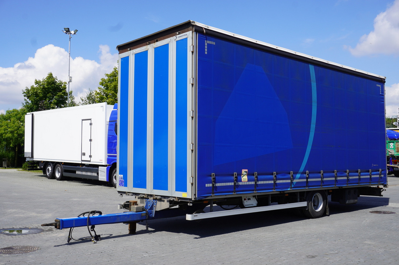 Gniotpol Tandem trailer / 10t / 2018 / 19 pallets - קרון נגרר עם וילונות צד: תמונה 1 Gniotpol Tandem trailer / 10t / 2018 / 19 pallets - קרון נגרר עם וילונות צד: תמונה 1