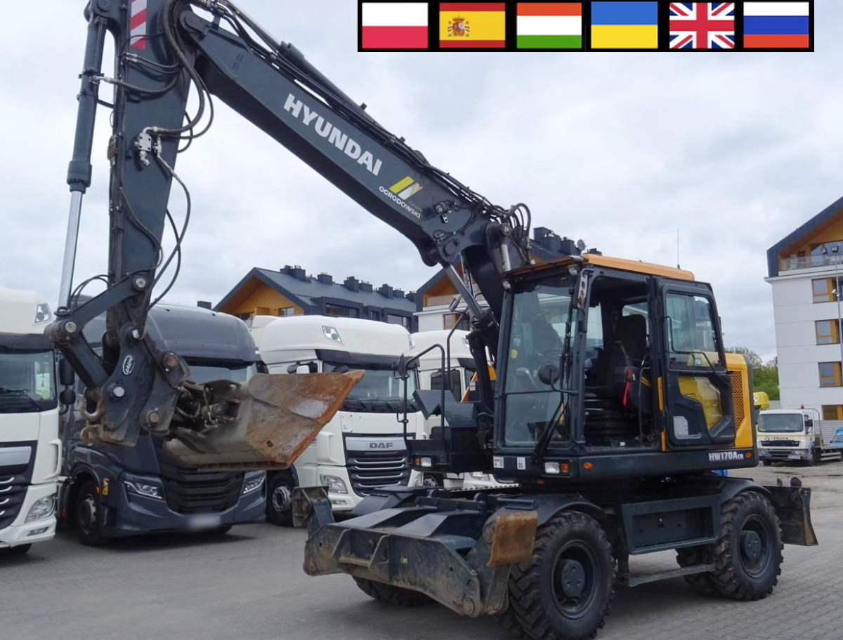 HYUNDAI HW170 ACR wheel excavator / 2000 MTH / 2022 / A/C - מחפר גלגלים: תמונה 1 HYUNDAI HW170 ACR wheel excavator / 2000 MTH / 2022 / A/C - מחפר גלגלים: תמונה 1